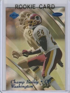 CHAMP BAILEY 1998 ROOKIE CARD #'d SP RC Edge Masters Foil DENVER BRONCOS HOFer! - Bild 1 von 2