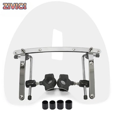 For Honda Indian Victory 7/8'' 1'' Handlebar Clear Windshield WindscreenBAP11935 - Image 1 of 3