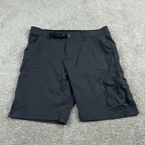 Pantalones Cortos Prana Para Hombres 36 Gris Zion Carga Senderismo Camping Cinturón Elastizado Duradero 10 pulgadas - Imagen 1 de 8