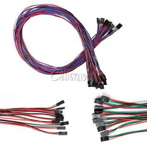 1/2/5/10PCS 70cm 2Pin/3Pin/4Pin Female To Female Jumper Dupont Cable New - Picture 1 of 15