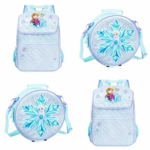 Disney Store Frozen Mochila y Caja de Almuerzo Niñas Copo de Nieve Bolso Escolar - Imagen 1 de 4
