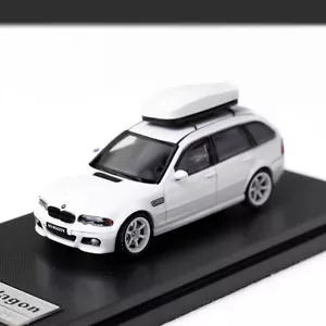 Modellino auto SH 1/64 BMW E46 M3 Wagon bianco pressofuso collezione giocattolo - Foto 1 di 5
