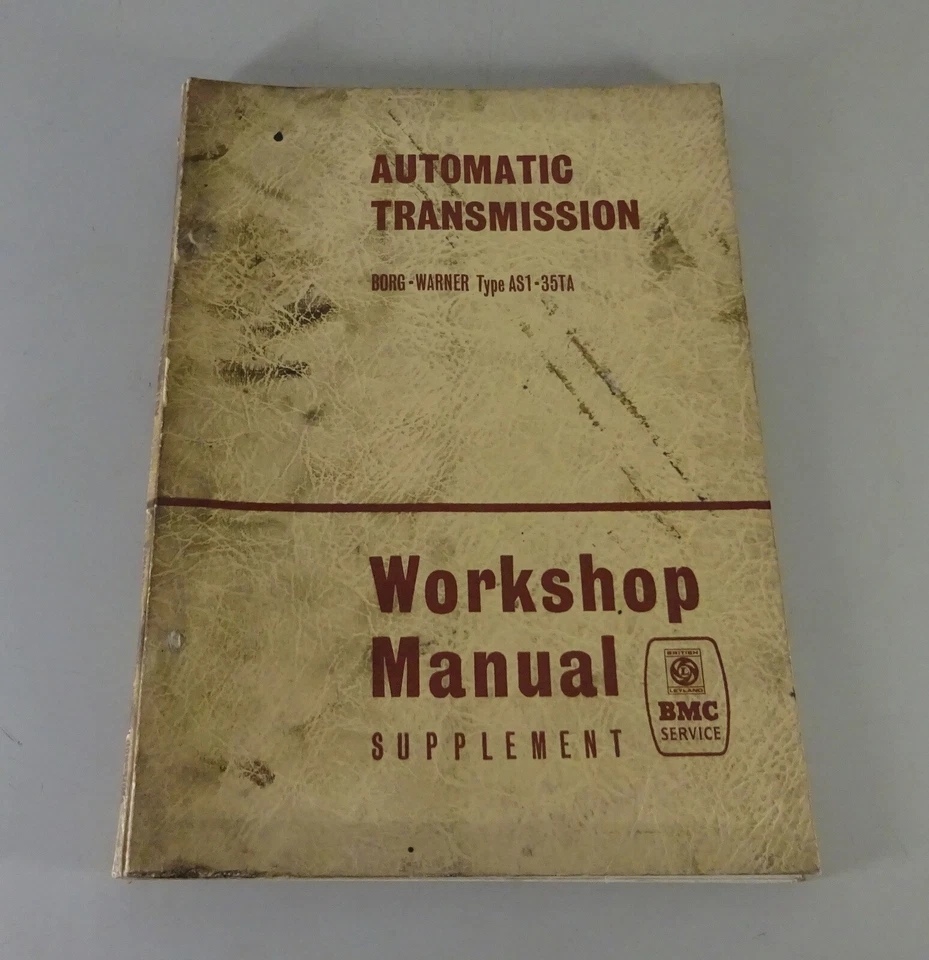 Manual de Taller BMC Austin 1800 ADO17 Transmisión Automática Borg Aviso - Imagen 1 de 4