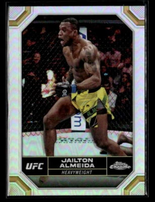 2024 Topps Chrome UFC #86 Jailton Almeida sepia refractor card - Image 1 of 2