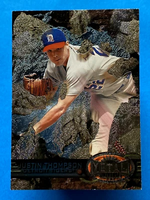 1997 Skybox Metal Universe Justin Thompson #113 - Image 1 of 2