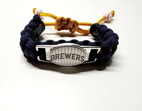 Milwaukee Brewers Adjustable Charm Bracelet Fan Apparel & Souvenirs Baseball MLB Cover