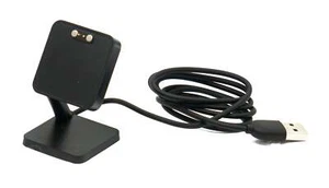 SYSTEM-S USB 2.0 Kabel 100 cm Stacja ładująca do QYC GTC GTS Smartwatch Adapter - Zdjęcie 1 z 5