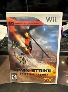 Twin Strike: Operation Thunder (Nintendo Wii, 2008) Complete W/ Manual - Picture 1 of 3