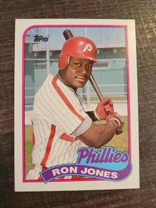 Tarjeta de béisbol Ron Jones #349 1989 Topps casi nueva/m - Imagen 1 de 2