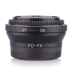 Adaptador Fuji X-Pro1 X-E2 X-M2 para lente Canon FD a Fujifilm X Mount con tapas de 2 piezas - Imagen 1 de 7