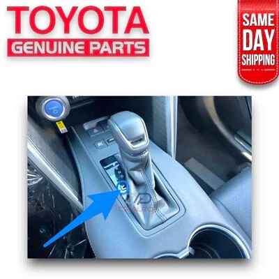 21 - 23 TOYOTA VENZA SHIFT LOCK RELEASE BUTTON COVER BLACK CAP OEM NEW - Image 1 of 4