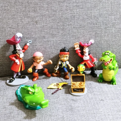 Disney's Jake and the Neverland Pirates Lot of 9 Figures Tock Hook Peter Cubby Cover