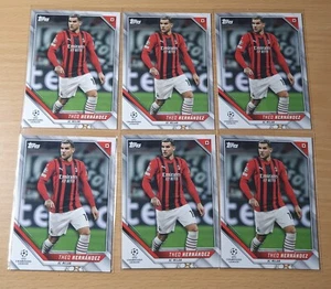 Lot of 6 - 2021-22 Topps UEFA UCL Collection Theo Hernandez #32 AC Milan - Picture 1 of 1