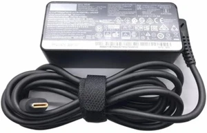 Lenovo 45W USB-C Charger TYPE-C Thinkpad laptops Genuine Power Adapter 20V - Picture 1 of 5