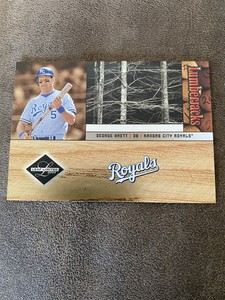 2004 LEAF LIMITED #LJ-19 GEORGE BRETT LUMBERJACKS Ser #ed 77/317