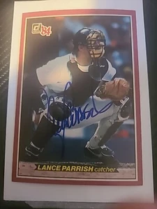 Lance Parrish Autographed 1984 Donruss Action All Stars #34 Tigers Legend - Picture 1 of 3