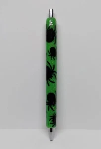 Halloween Scary Spider Spooky Custom Green Epoxy Glitter Pen Gel Refill Gift Fun - Picture 1 of 10