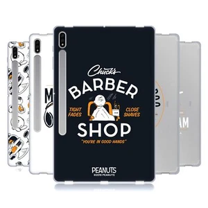 OFFICIAL PEANUTS CHUCK'S BARBER SHOP SOFT GEL CASE FOR SAMSUNG TABLETS 1 - Picture 1 of 12