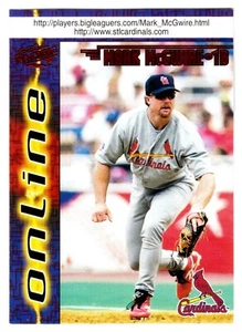 1998 PACIFIC ONLINE RED #621 MARK McGWIRE - Picture 1 of 1