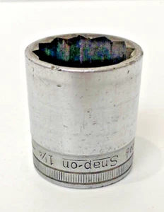 Snap-on SW-400 1/2  1-1/4in 1/2" Drive 12-Point Socket Ratchet USA Vintage 50's - Picture 1 of 7