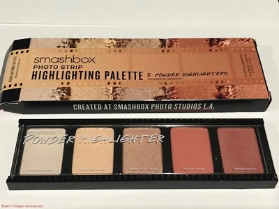 SMASHBOX PHOTO STRIP HIGHLIGHTING PALETTE 5 POWDER HIGHLIGHTERS NEW IN BOX - Image 1 of 4