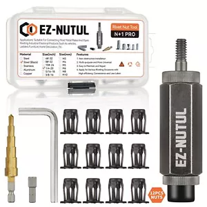 Jack nut Installation Tool Set Hand Thread Insert Jacknuts Assortment Kit for... - Picture 1 of 6