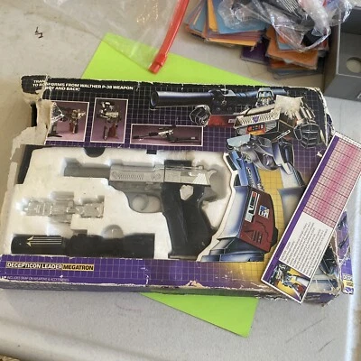 TRANSFORMERS G1 MEGATRON 1984 WITH damage BOX VINTAGE HASBRO - Image 1 of 4