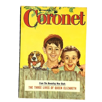 Coronet Magazine Vintage 1954 Ads Skippies Girdle Sheaffers Snorkel Pen Foto 1 de 4