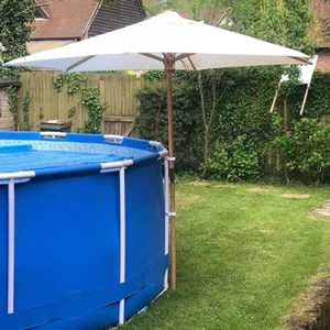 Schwimmbad Regenschirmhalterungen: für 35 mm Rahmenbeine E,G Intex Rahmenpool - Bild 1 von 3