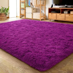 Soft Modern Area Rug Luxury Fluffy Living Room Carpets for bedroom 6x9 Feet - Picture 1 of 138