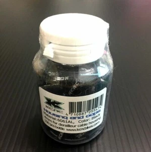 KCNC Shift Housing Open End Caps, 4mm, 150pcs/bottle, Black, N15X - Picture 1 of 2