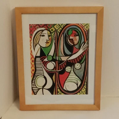 Pablo Picasso Niña ante un espejo 1996 Impresión Enmarcada Museo de Arte Moderno NY Foto 1 de 2