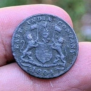 INDIE ORIENTALI BRITANNICHE SUMATRA 1 KEPING 1804 (AH 1219) KM TN1 moneta rame_z426 - Foto 1 di 6