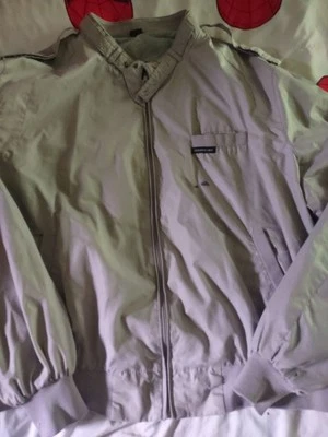 VTG Members Only Racer Bomber Jacket Gray 3XL True Vintage  - Image 1 of 4