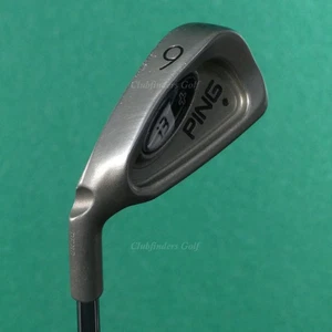 LH Ping i3+ Black Dot Single 6 Iron Factory CS Lite Steel Stiff *DEMO* - Picture 1 of 2
