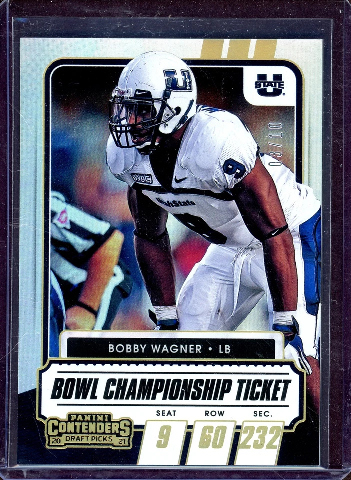 BOBBY WAGNER ~ 2021 Contenders Draft Picks Bowl Championship Ticket #84 (#3/10) - Image 1 of 1