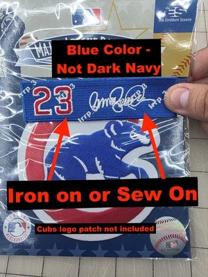 Ryne Sandberg 23 Chicago Cubs Patch Memorial Patch "Ryno" Baseball Jersey Patch - Image 1 of 4