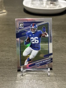 2021 Panini Donruss Optic - Saquon Barkley #16 Holo Prizm - Foto 1 di 4