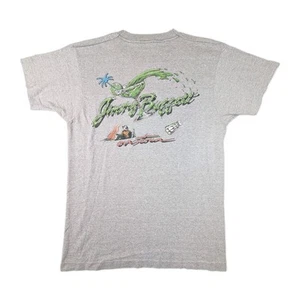 Vtg 80s S/M Jimmy Buffett Last Mango Shirt 1985 Concert Tour Single Stitch Gray - Picture 1 of 11