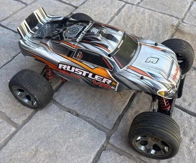 Traxxas Rustler Truck VXL  Brushless Motor UNTESTED For Parts Or Repair - Image 1 of 4