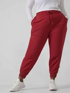 Athleta 3X Altitude Polartec Fleece gefütterte Stretch Jogginghose rot neu mit Etikett UVP 139 $ - Bild 1 von 11