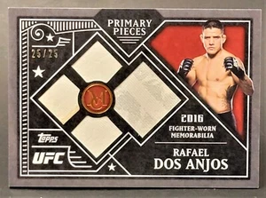 2016 Topps UFC Museum Primary Pieces Quad Relics Copper Rafael Dos Anjos 25/25 - Picture 1 of 2