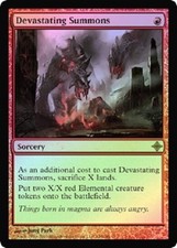 Rise of the Eldrazi  Foil  MTG  Devastating Summons  Magic