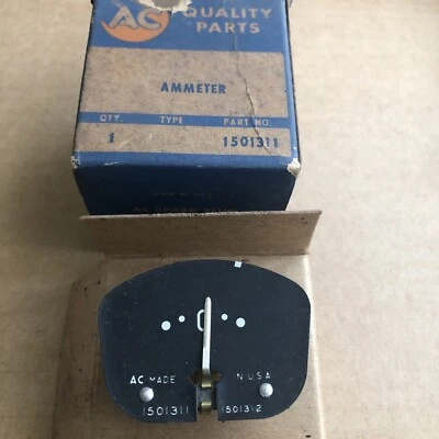 1951-52 BUICK BATERÍA AMP MEDIDOR MEDIDOR EN CAJA NOS 1501311 SERIE 50-70  Foto 1 de 4