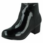 Girls Spot On Heeled 'Ankle Boots'