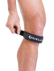 Mueller Jumper's Knee Strap, Unisex, Black - OSFM 4-IN-1 - Picture 1 of 2