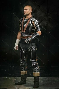 Medieval Guts Berserk Full Suit Of Armor LARP Blackened Full Suit Cosplay Armor - Picture 1 of 8