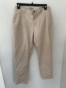 Bonobos Chino Pants Men's 34x30 Tan Slim Casual Cotton - Picture 1 of 8