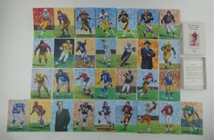 Goal Line Art Card GLAC Series 1 Complete Set of 30 Football HOF 1989 Mixed #'s - Picture 1 of 16