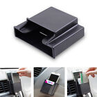Car Air Vent Double Layer Phone Charging Storage Box Card Key Holder Organizer